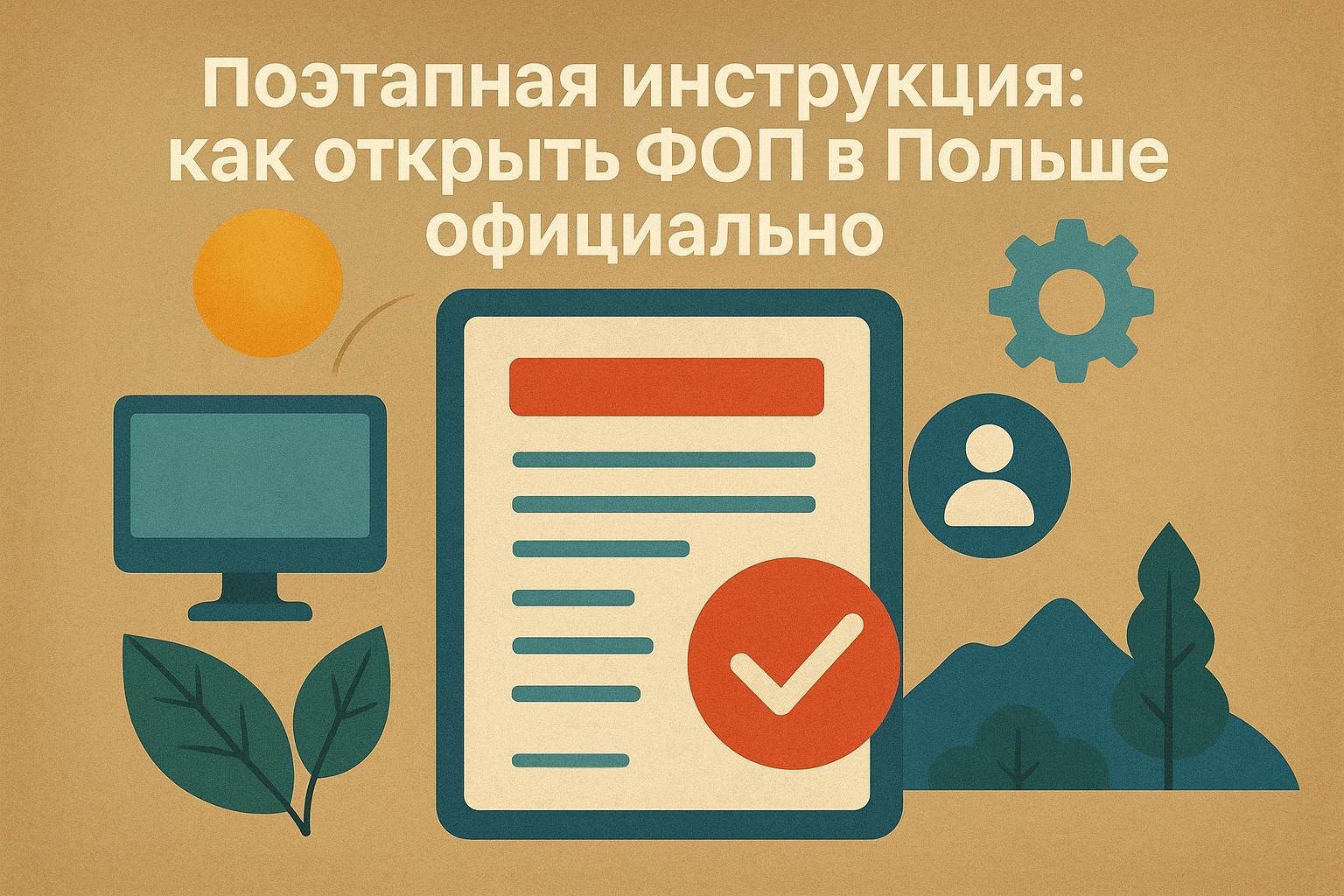 Пошаговая инструкция: как открыть ФОП в Польше официально