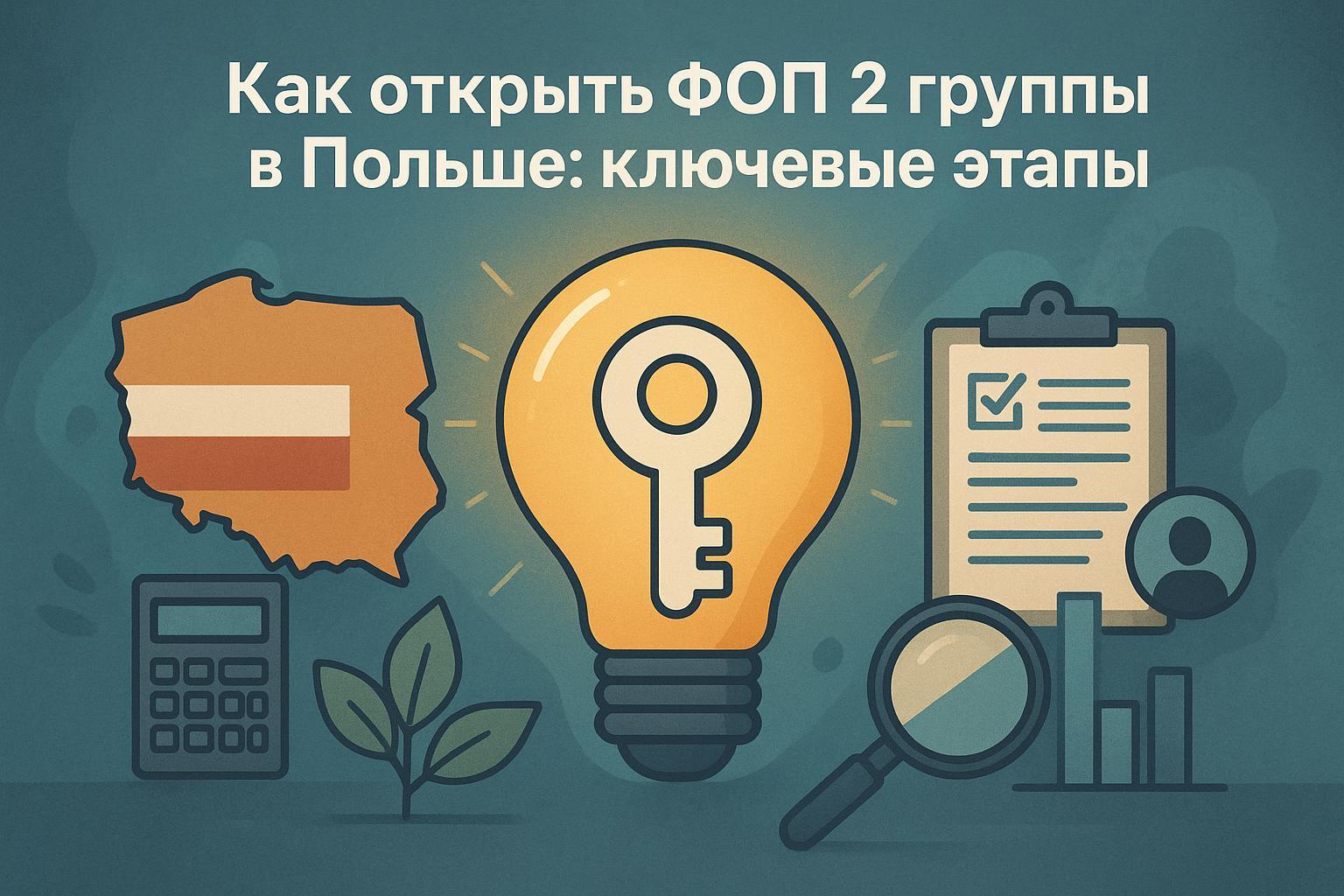 Как открыть ФОП 2 группы в Польше: ключевые этапы