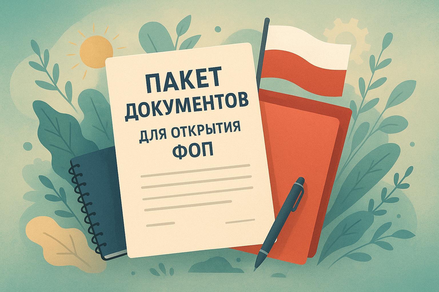 Пакет документов для открытия ФОП в Польше