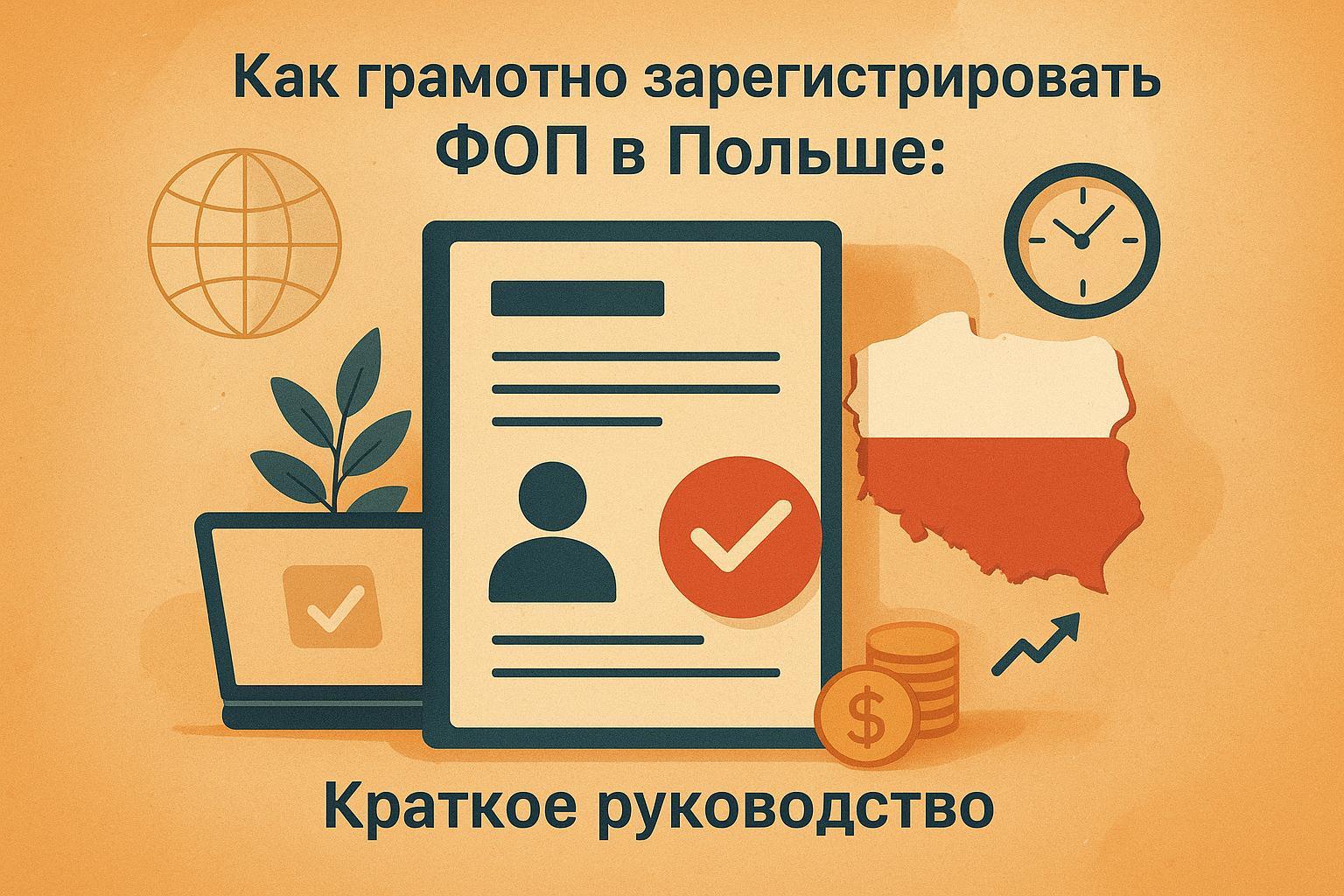 Как грамотно зарегистрировать ФОП в Польше: краткое руководство