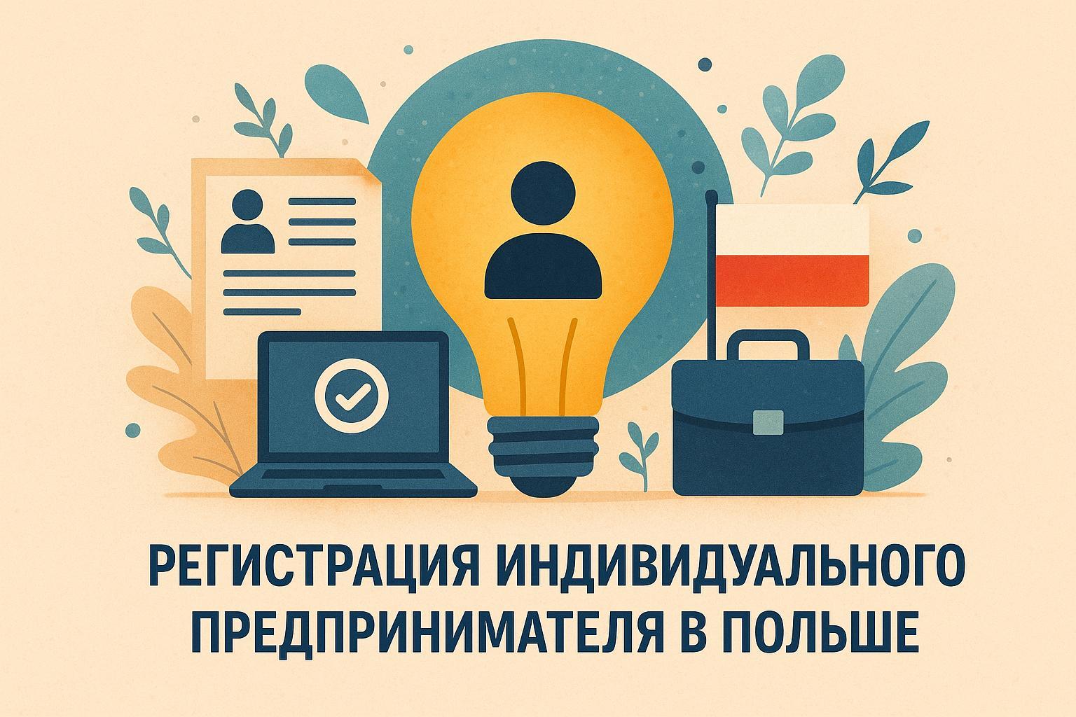 Регистрация индивидуального предпринимателя в Польше