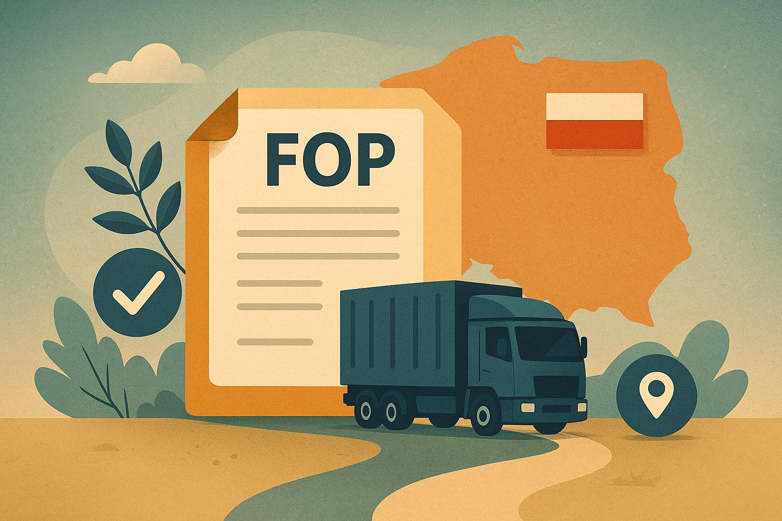 Открытие ФОП для грузоперевозок в Польше: пошагово