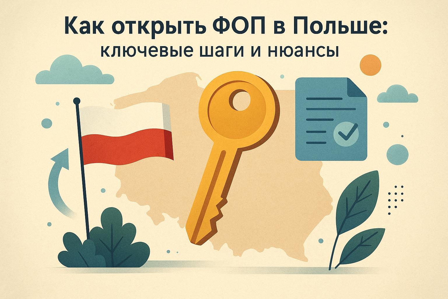 Как открыть ФОП в Польше: ключевые шаги и нюансы