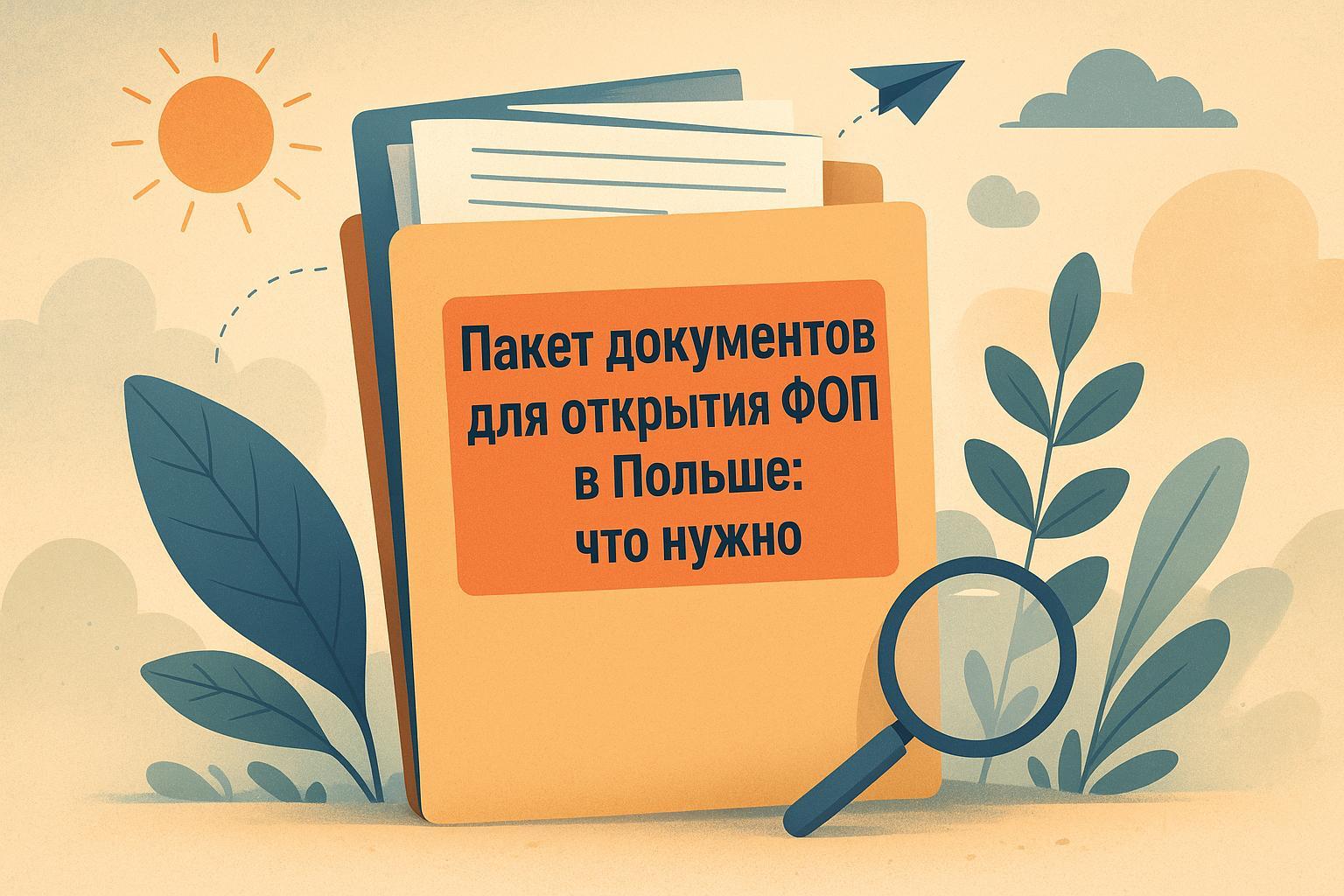Пакет документов для открытия ФОП в Польше: что нужно
