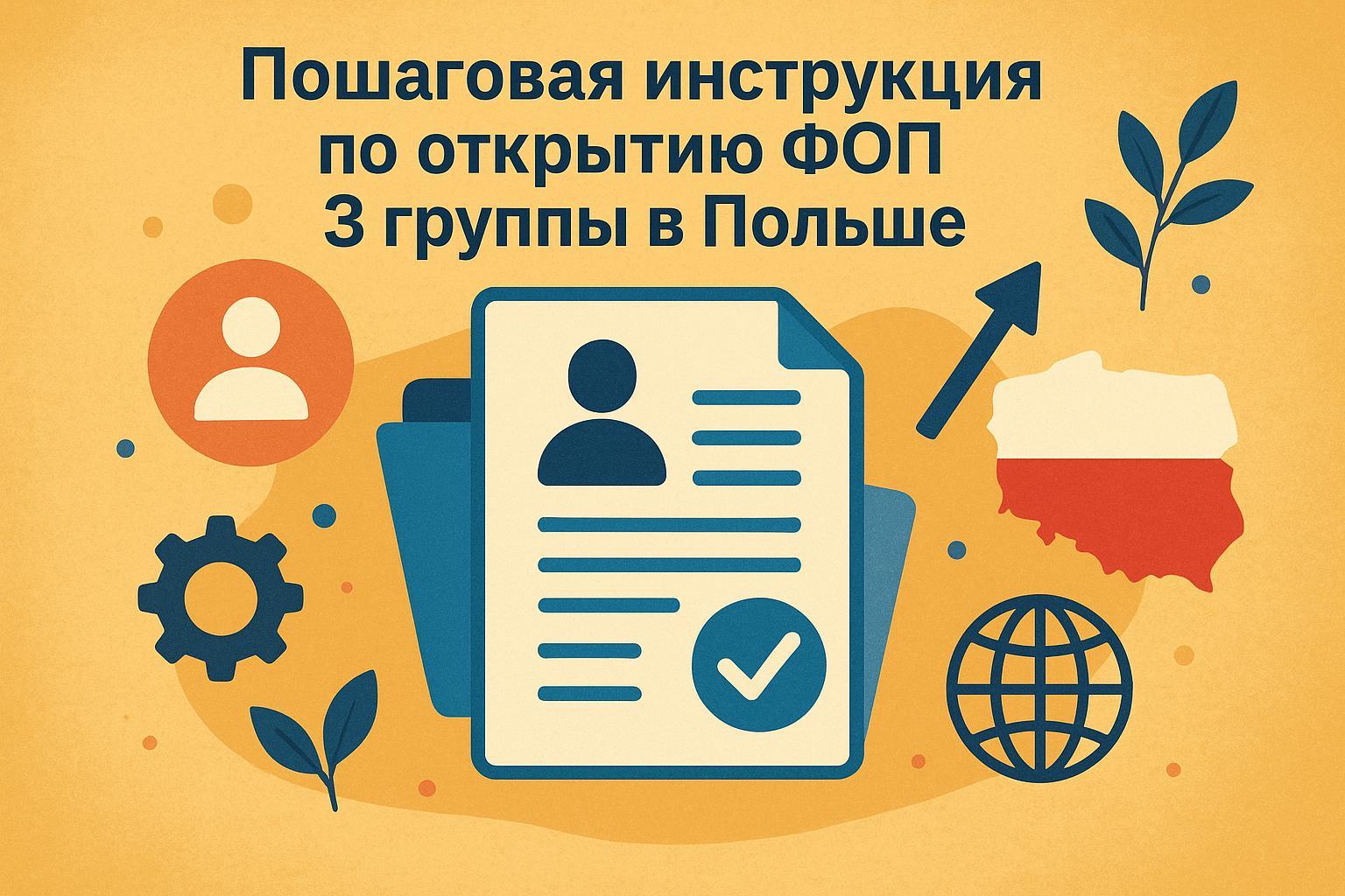 Пошаговая инструкция по открытию ФОП 3 группы в Польше