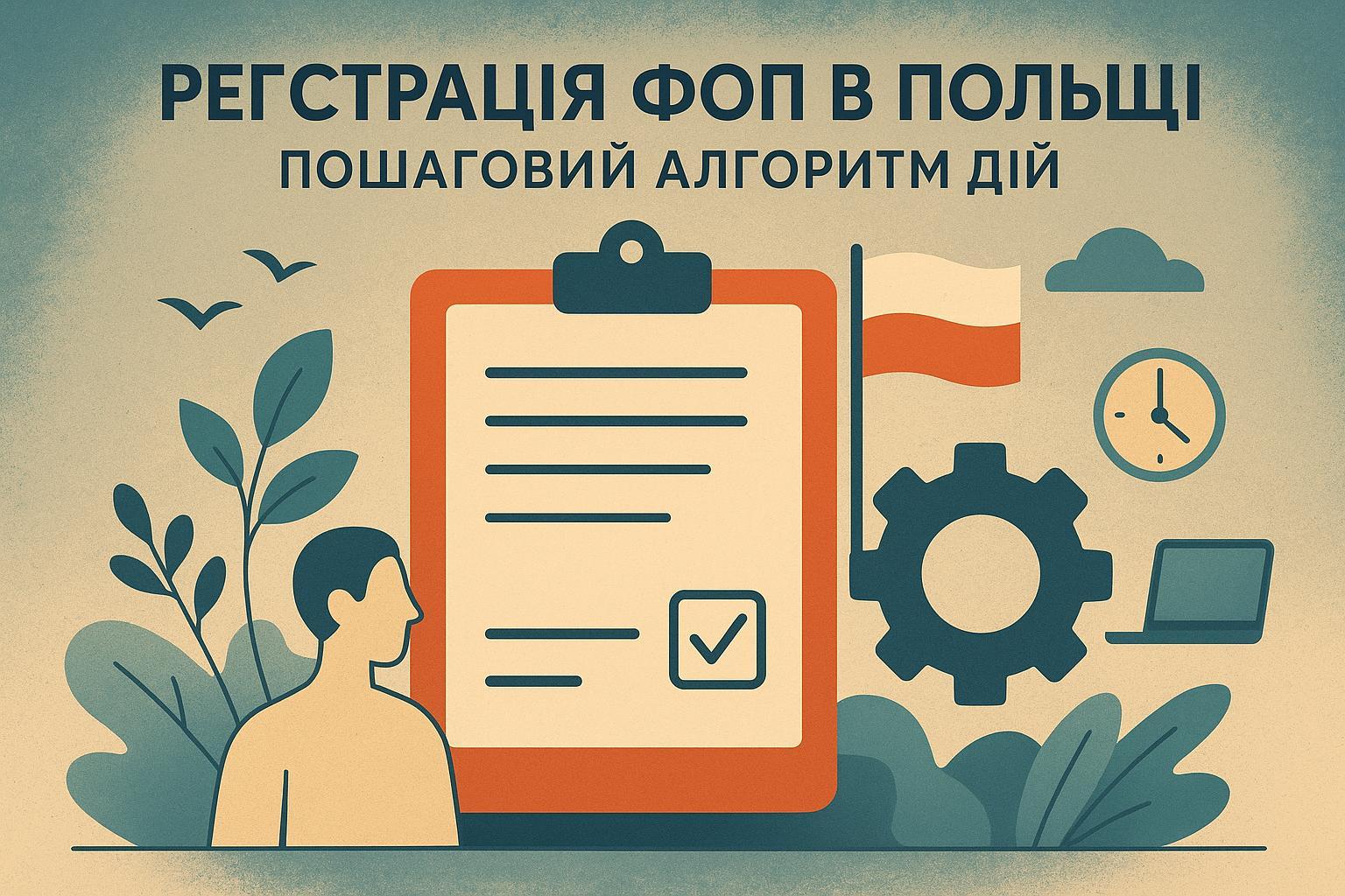 Регистрация ФОП в Польше: пошаговый алгоритм действий