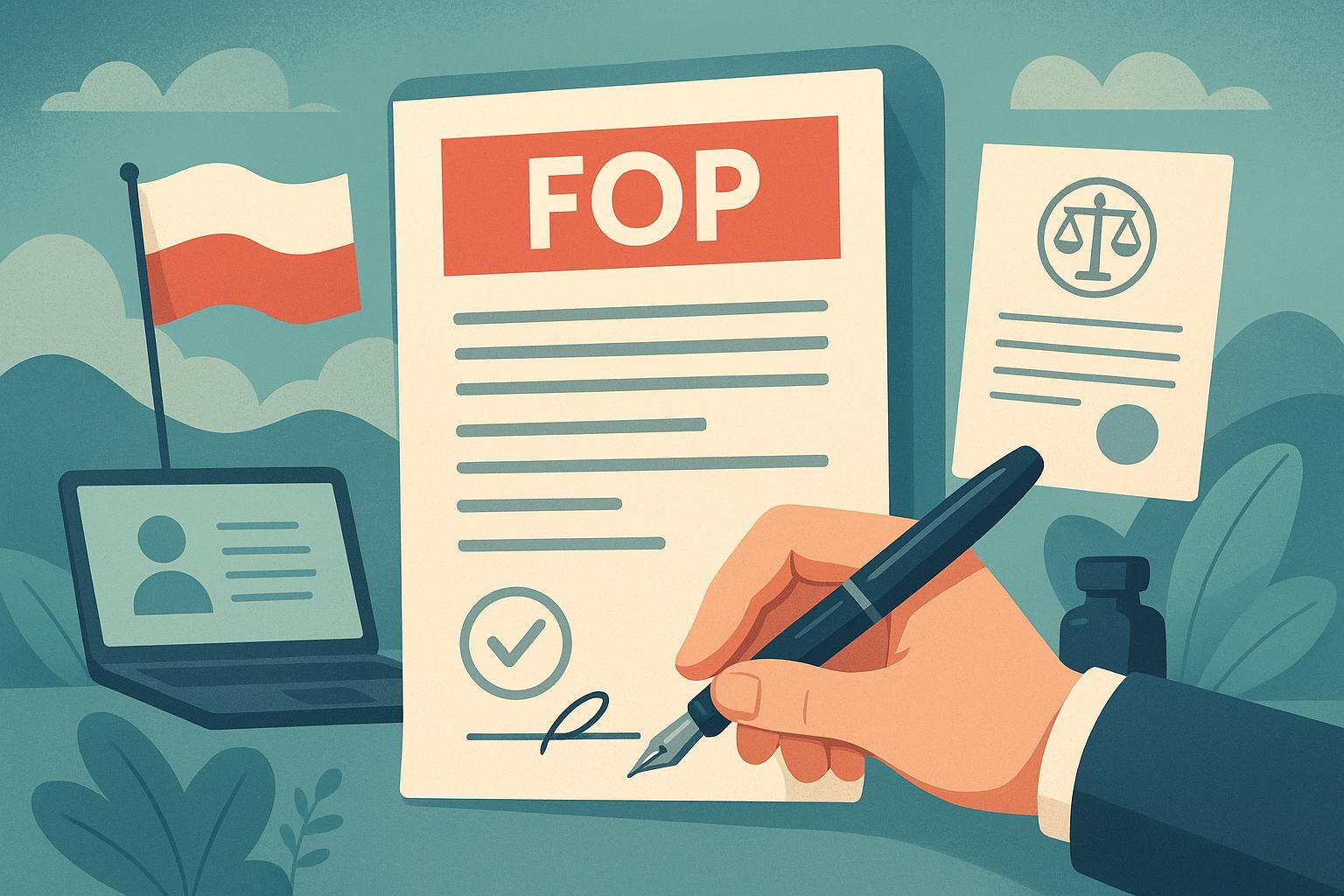 Регистрация ФОП в Польше через нотариуса: пошагово