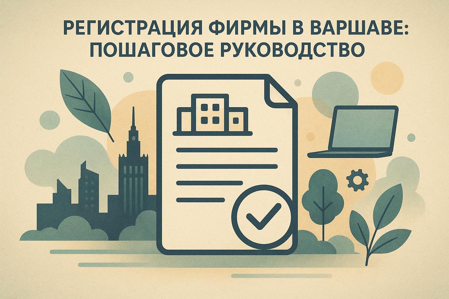 Регистрация фирмы в Варшаве: пошаговое руководство