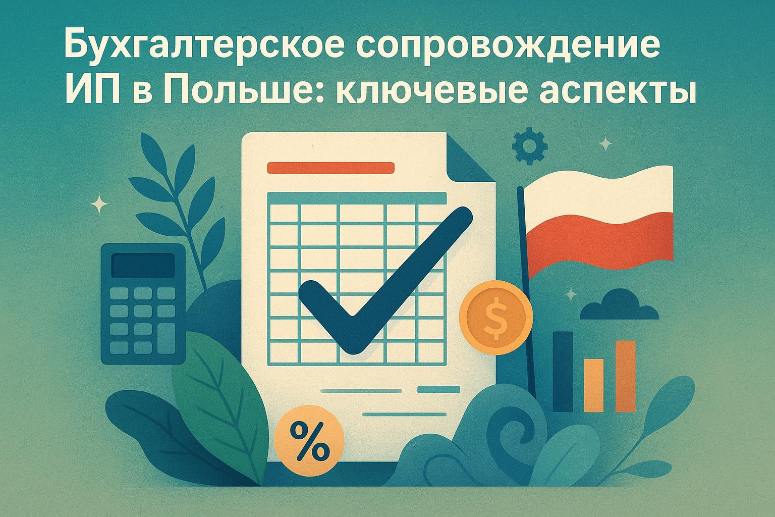 Бухгалтерское сопровождение ИП в Польше: ключевые аспекты