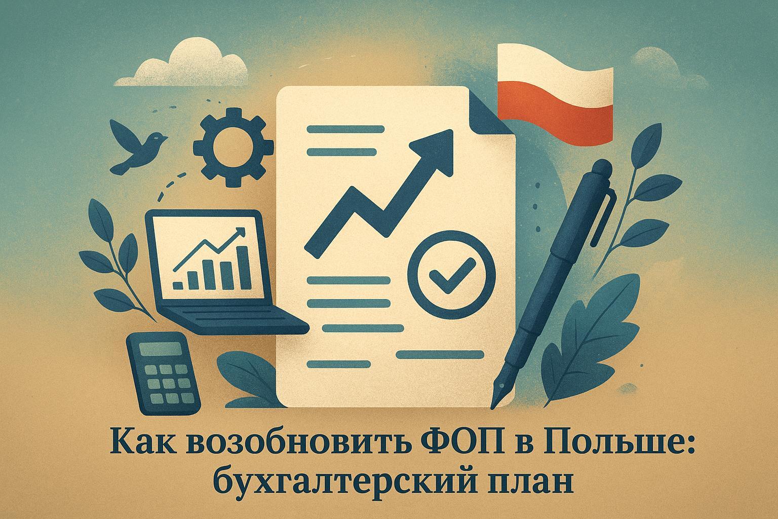 Как возобновить ФОП в Польше: бухгалтерский план