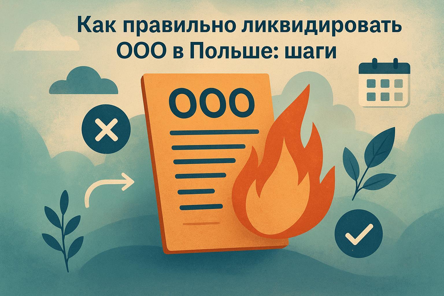 Как правильно ликвидировать ООО в Польше: шаги