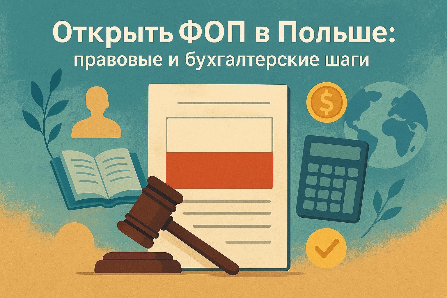 Открыть ФОП в Польше: правовые и бухгалтерские шаги