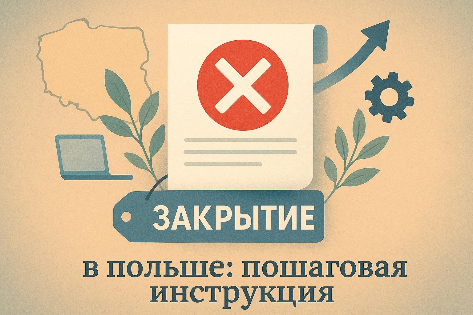 Закрытие ФОП в Польше: пошаговая инструкция